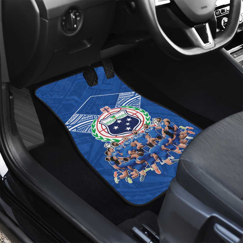 Toa Samoa Car Mats Samoan Warrior Spirit Rugby - Polynesian Pride