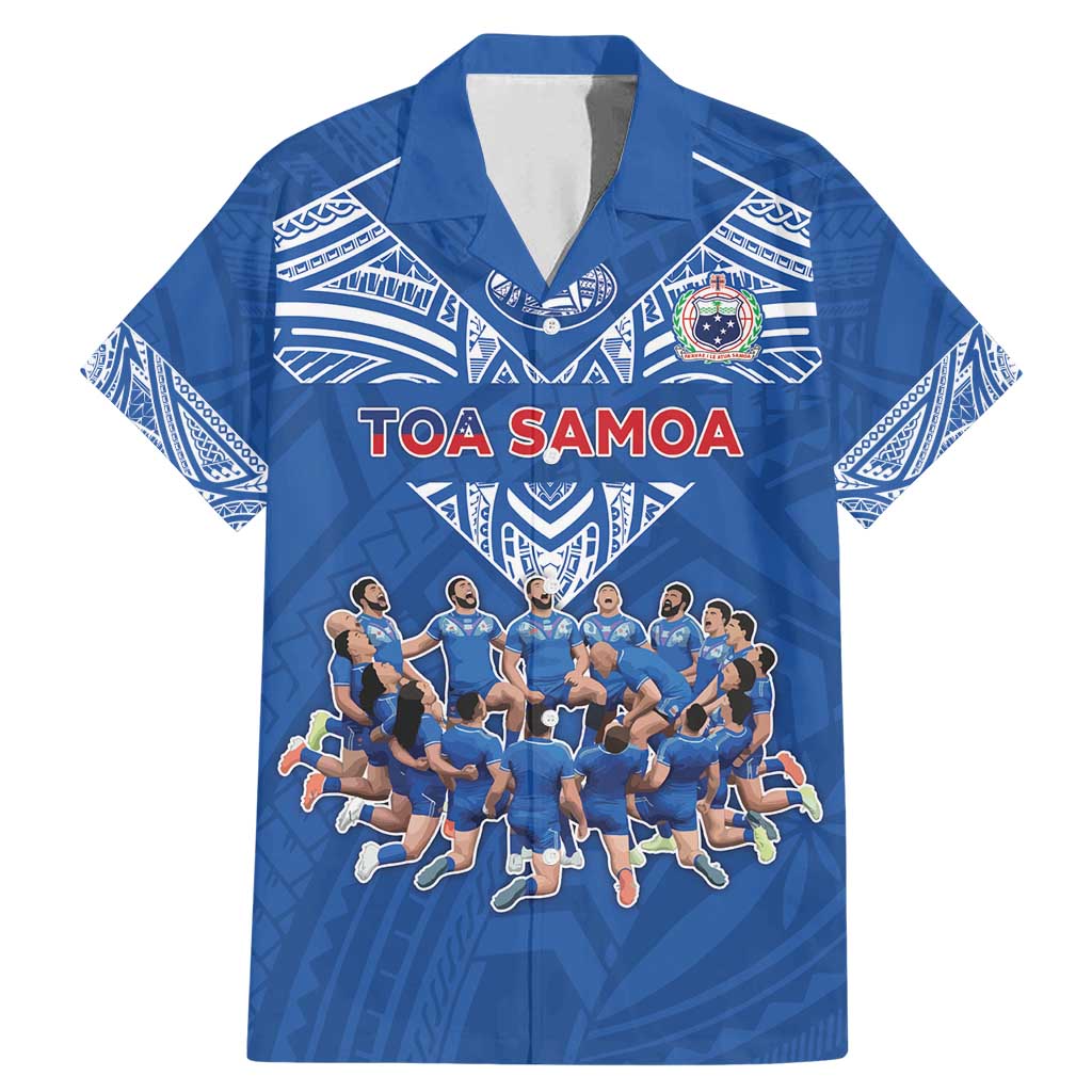 Toa Samoa Family Matching Mermaid Dress and Hawaiian Shirt Samoan Warrior Spirit Rugby - Polynesian Pride