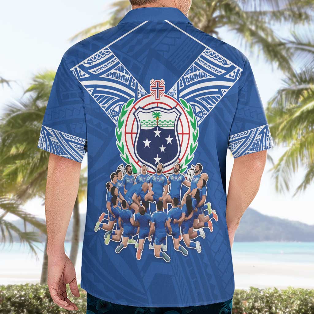 Toa Samoa Hawaiian Shirt Samoan Warrior Spirit Rugby - Polynesian Pride