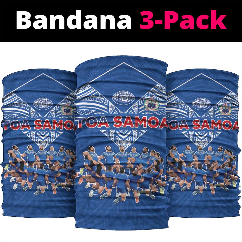 Toa Samoa Neck Gaiter Samoan Warrior Spirit Rugby - Polynesian Pride