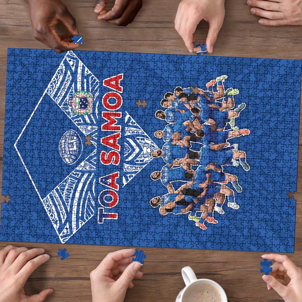 Toa Samoa Puzzle Samoan Warrior Spirit Rugby - Polynesian Pride