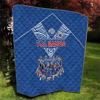 Toa Samoa Quilt Samoan Warrior Spirit Rugby - Polynesian Pride