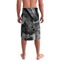 Personalised Maori Romantic Valentine Lavalava The Hongi Kiss Black Galaxy DT05 - Polynesian Pride