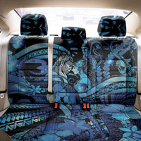 Maori Romantic Valentine Back Car Seat Cover The Hongi Kiss Blue Galaxy