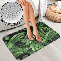 Maori Romantic Valentine Bathroom Set The Hongi Kiss Green Galaxy DT05 - Polynesian Pride