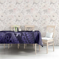 Maori Romantic Valentine Tablecloth The Hongi Kiss Purple Galaxy DT05 - Polynesian Pride