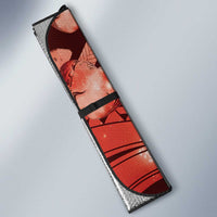 Maori Romantic Valentine Auto Sun Shade The Hongi Kiss Red Galaxy DT05 - Polynesian Pride