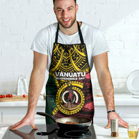 Vanuatu Independence Day Apron Boar Tusk Warrior Tribal Floral Patterns DT05 - Polynesian Pride