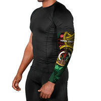 Personalised Vanuatu Independence Day Arm Sleeves Boar Tusk Warrior Tribal Floral Patterns DT05 - Polynesian Pride