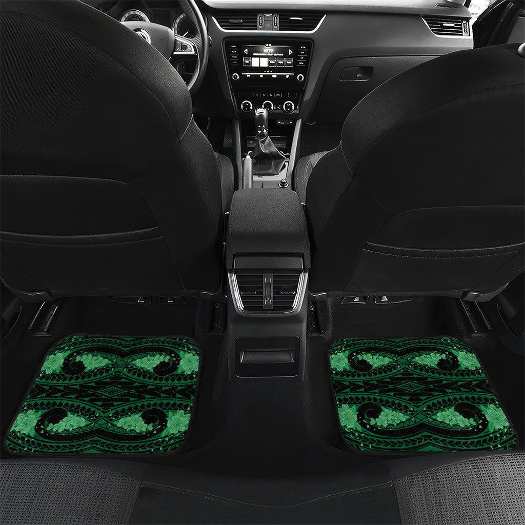 Personalised Vanuatu Independence Day Car Mats Boar Tusk Warrior Tribal Floral Patterns DT05 Set 2pcs - Back Multicolor - Polynesian Pride