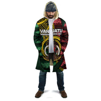 Personalised Vanuatu Independence Day Cloak Boar Tusk Warrior Tribal Floral Patterns DT05 - Polynesian Pride