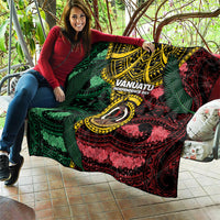 Vanuatu Independence Day Quilt Boar Tusk Warrior Tribal Floral Patterns DT05 - Polynesian Pride