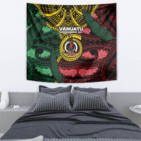 Vanuatu Independence Day Tapestry Boar Tusk Warrior Tribal Floral Patterns DT05 - Polynesian Pride