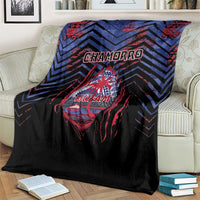 Guam Blanket Chamorro Seal Tribal Scratch Design - Polynesian Pride