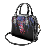 Guam Shoulder Handbag Chamorro Seal Tribal Scratch Design - Polynesian Pride