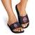 Guam Slide Sandals Chamorro Seal Tribal Scratch Design - Polynesian Pride