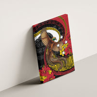 Papua New Guinea Language Week Canvas Wall Art Bird Of Paradise Tribal Floral Pattern DT05 - Polynesian Pride