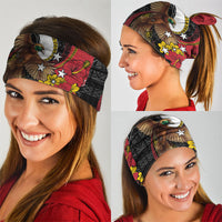 Papua New Guinea Language Week Neck Gaiter Bird Of Paradise Tribal Floral Pattern DT05 - Polynesian Pride