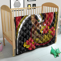 Papua New Guinea Language Week Quilt Bird Of Paradise Tribal Floral Pattern DT05 - Polynesian Pride