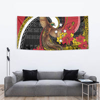 Papua New Guinea Language Week Tapestry Bird Of Paradise Tribal Floral Pattern DT05 - Polynesian Pride