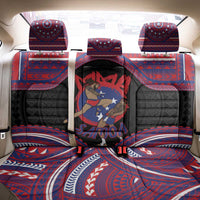 Samoa Mixed Martial Arts Back Car Seat Cover Flying Knee Of Samoan DT05 - Polynesian Pride
