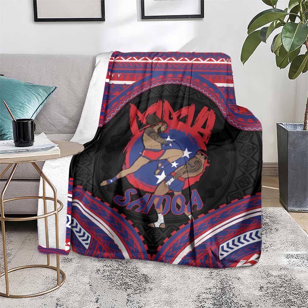 Samoa Mixed Martial Arts Blanket Flying Knee Of Samoan DT05 - Polynesian Pride