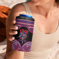 Personalised Samoa Mixed Martial Arts 4 in 1 Can Cooler Tumbler Flying Knee Of Samoan DT05 - Polynesian Pride
