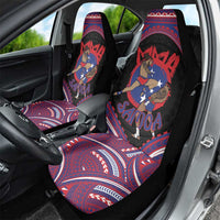 Samoa Mixed Martial Arts Car Seat Cover Flying Knee Of Samoan DT05 - Polynesian Pride