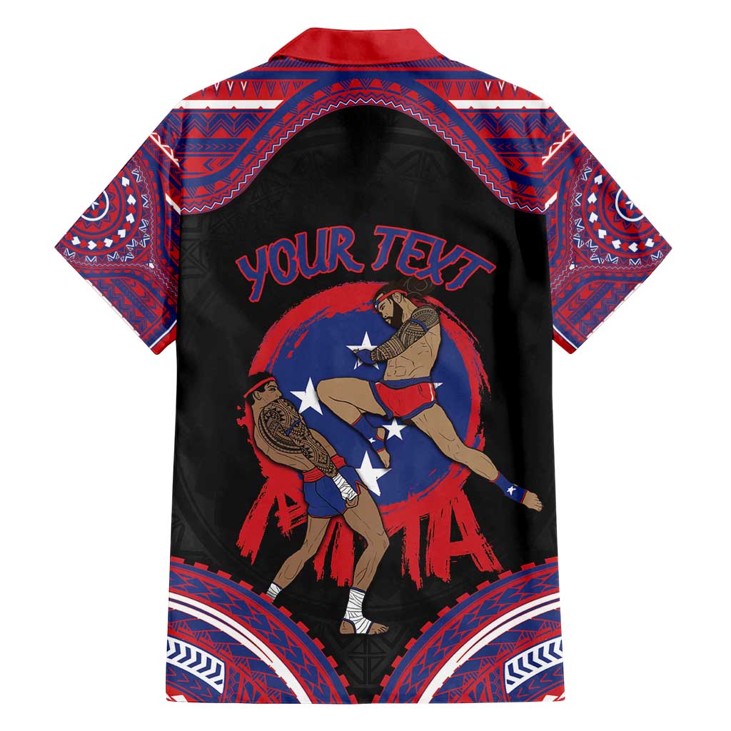 Personalised Samoa Mixed Martial Arts Family Matching Summer Maxi Dress and Hawaiian Shirt Flying Knee Of Samoan - Polynesian Pride