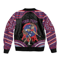 Personalised Samoa Mixed Martial Arts Sleeve Zip Bomber Jacket Flying Knee Of Samoan DT05 - Polynesian Pride