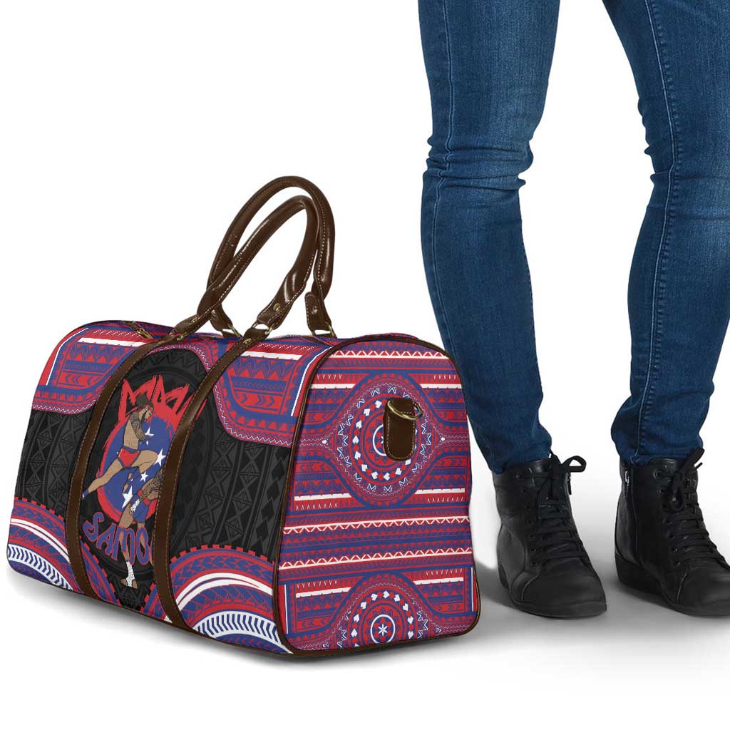 Samoa Mixed Martial Arts Travel Bag Flying Knee Of Samoan DT05 - Polynesian Pride