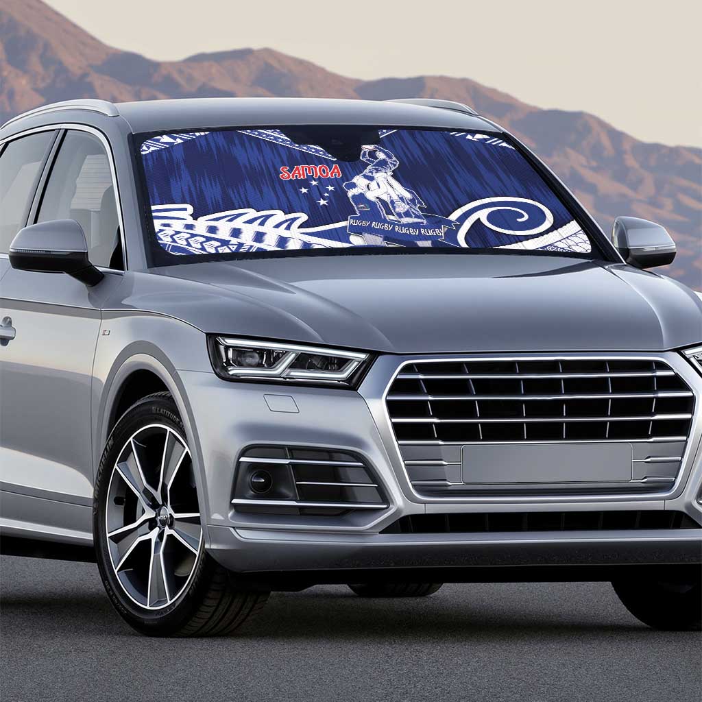 Samoa Rugby Auto Sun Shade Pacific Warrior Glory DT05 - Polynesian Pride