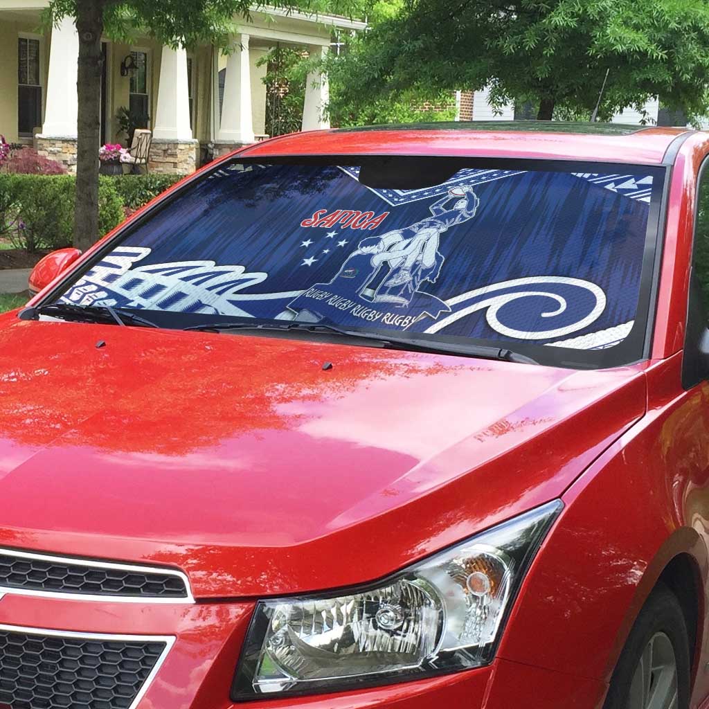 Samoa Rugby Auto Sun Shade Pacific Warrior Glory DT05 - Polynesian Pride