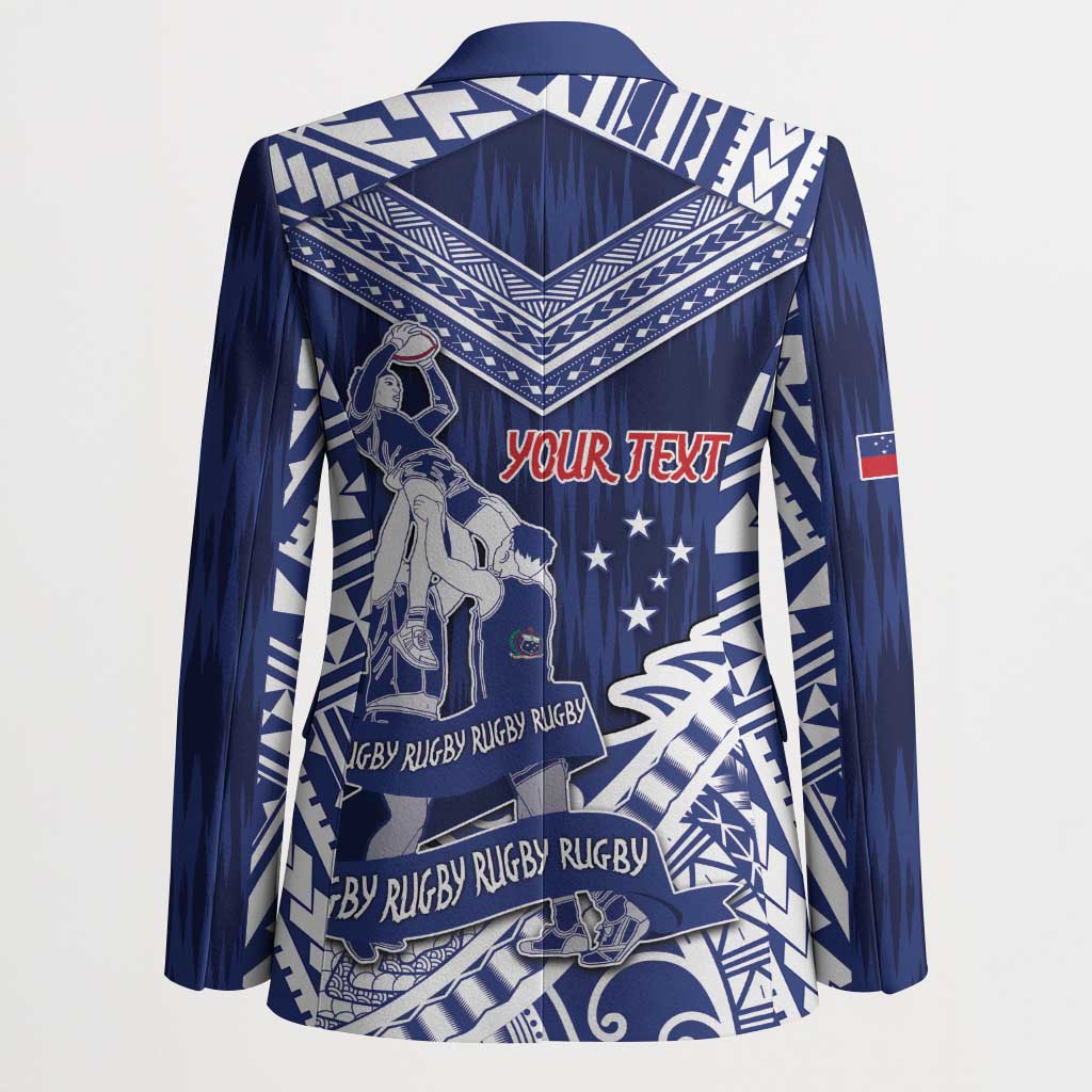 Personalised Samoa Rugby Blazer Pacific Warrior Glory DT05 - Polynesian Pride