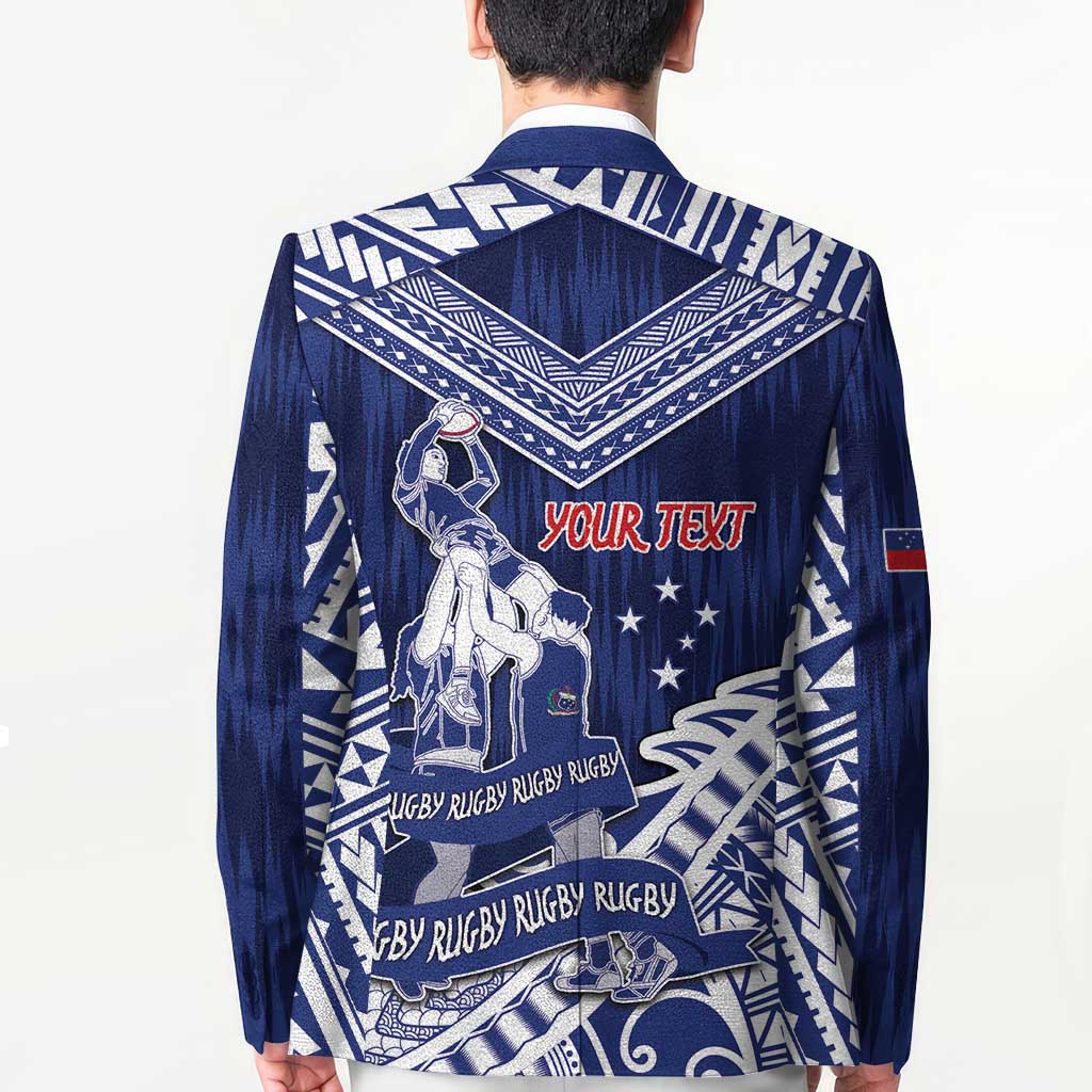 Personalised Samoa Rugby Blazer Pacific Warrior Glory DT05 - Polynesian Pride