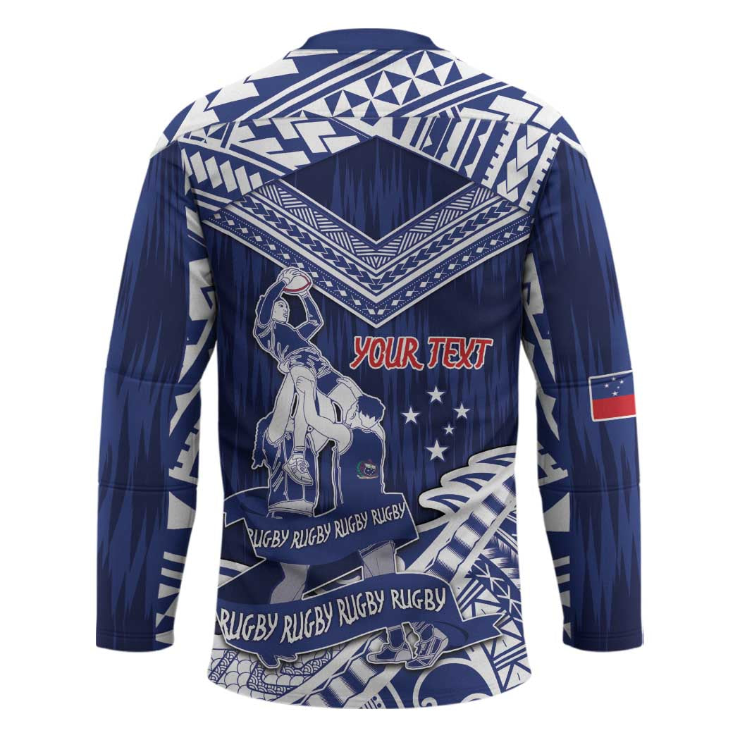 Personalised Samoa Rugby Hockey Jersey Pacific Warrior Glory - Polynesian Pride