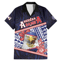 Personalized American Samoa Family Matching Mermaid Dress and Hawaiian Shirt Bald Eagle With Polynesian Pattern - Polynesian Pride