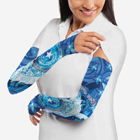 Northern Mariana Islands Arm Sleeves Galaxy Polynesian Shark Tattoo - Polynesian Pride