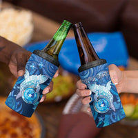 Personalised Northern Mariana Islands 4 in 1 Can Cooler Tumbler Galaxy Polynesian Shark Tattoo - Polynesian Pride