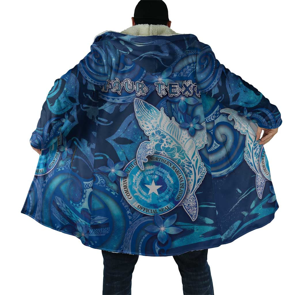 Personalised Northern Mariana Islands Cloak Galaxy Polynesian Shark Tattoo - Polynesian Pride