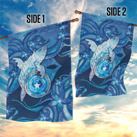 Northern Mariana Islands Garden Flag Galaxy Polynesian Shark Tattoo - Polynesian Pride