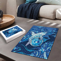 Northern Mariana Islands Puzzle Galaxy Polynesian Shark Tattoo - Polynesian Pride