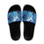 Northern Mariana Islands Slide Sandals Galaxy Polynesian Shark Tattoo - Polynesian Pride