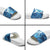 Northern Mariana Islands Slide Sandals Galaxy Polynesian Shark Tattoo - Polynesian Pride