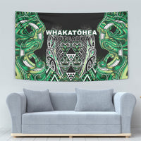 Aotearoa Whakatohea Tapestry Maori Tribal Green Abalone Paua Shell Pattern DT05 - Polynesian Pride