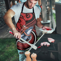 Tonga Christmas Apron Santa Riding Humpback Whale DT05 - Polynesian Pride