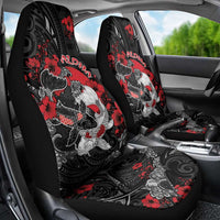 Hawaiian And Japanese Car Seat Cover Aloha Koi Fish Palaka Patterns DT05 - Polynesian Pride