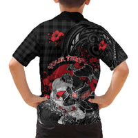 Personalised Hawaiian And Japanese Family Matching Long Sleeve Bodycon Dress and Hawaiian Shirt Aloha Koi Fish Palaka Patterns - Polynesian Pride