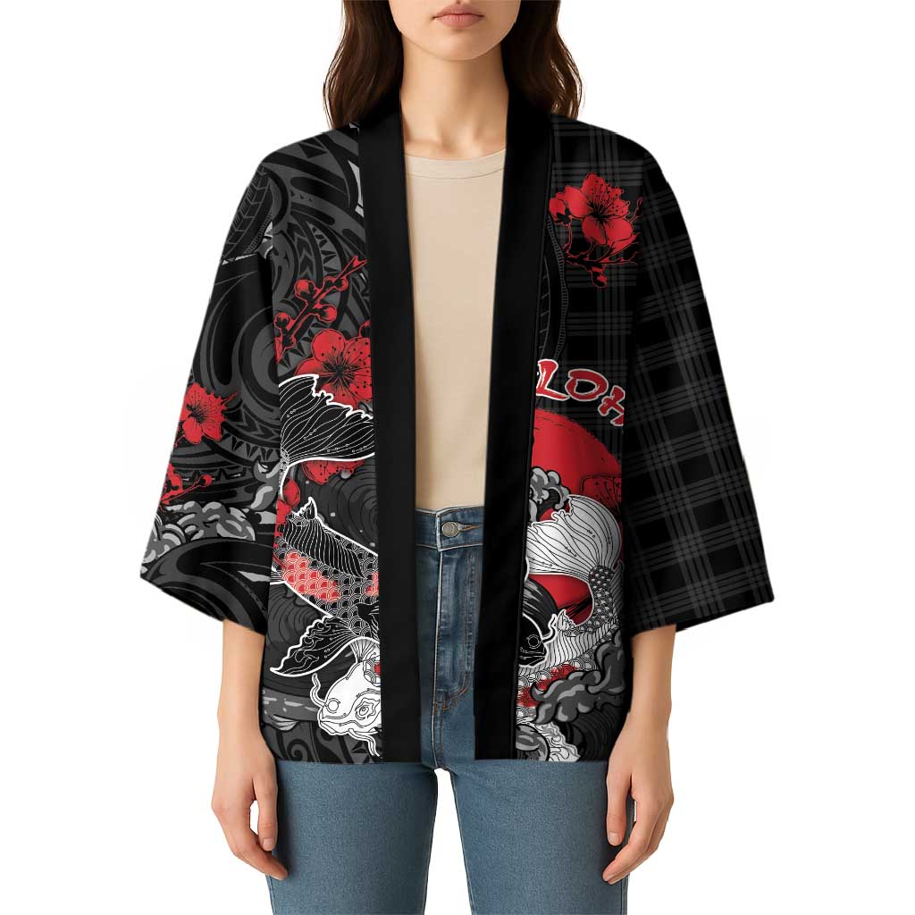 Personalised Hawaiian And Japanese Kimono Aloha Koi Fish Palaka Patterns - Polynesian Pride