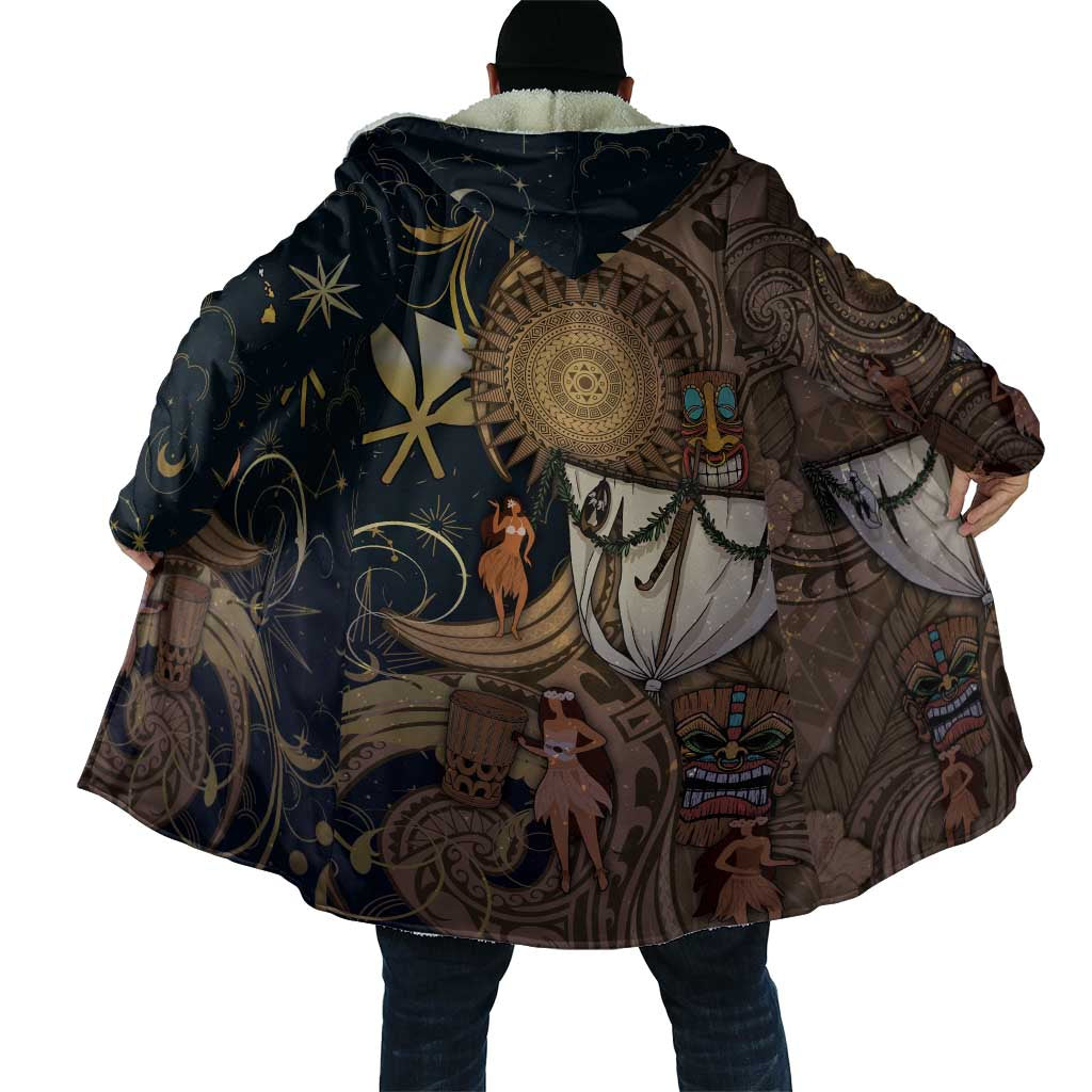 Hawaii Makahiki Cloak Polynesian Sky And Earth DT05 - Polynesian Pride